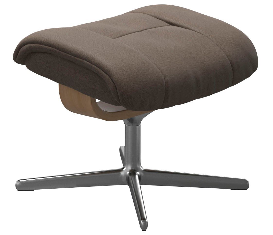 Stressless® Fußhocker Mayfair, mit Cross Base, Größe S, M & L, Holzakzent Eiche von Stressless®