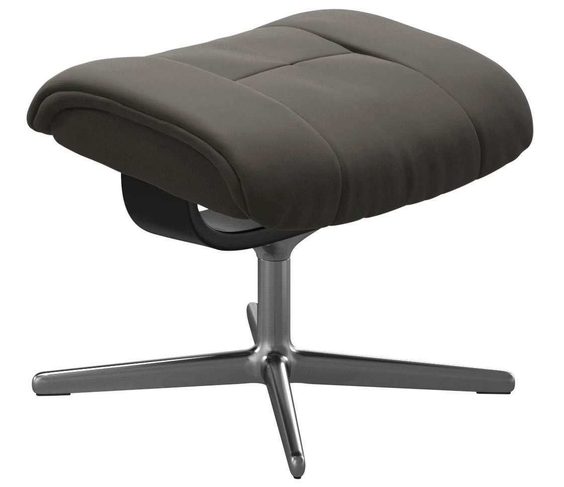 Stressless® Fußhocker Mayfair, mit Cross Base, Größe S, M & L, Holzakzent Schwarz von Stressless®