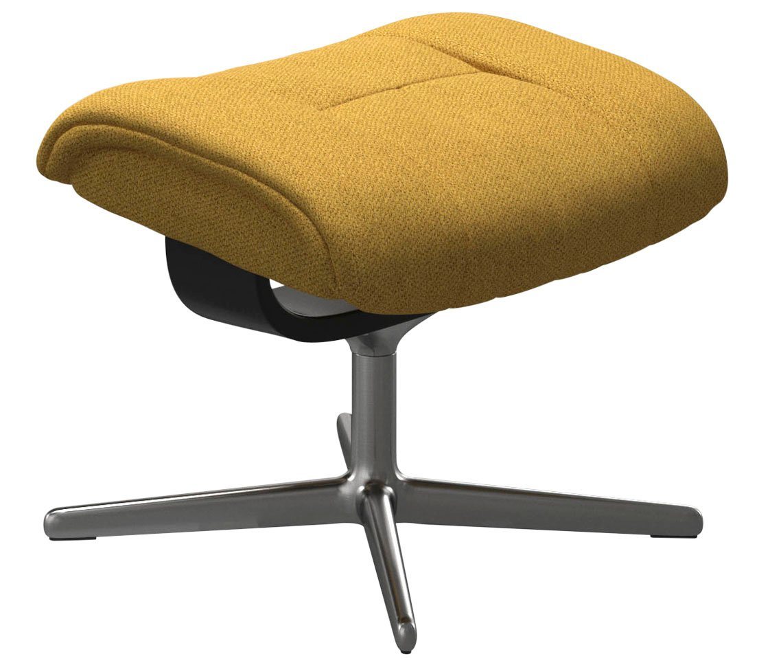 Stressless® Fußhocker Mayfair, mit Cross Base, Größe S, M & L, Holzakzent Schwarz von Stressless®