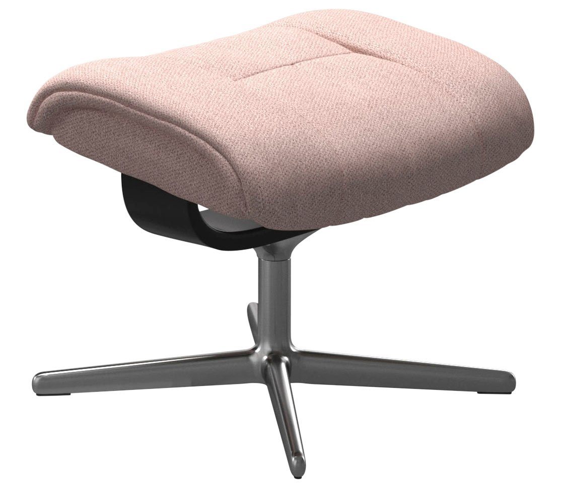 Stressless® Fußhocker Mayfair, mit Cross Base, Größe S, M & L, Holzakzent Schwarz von Stressless®