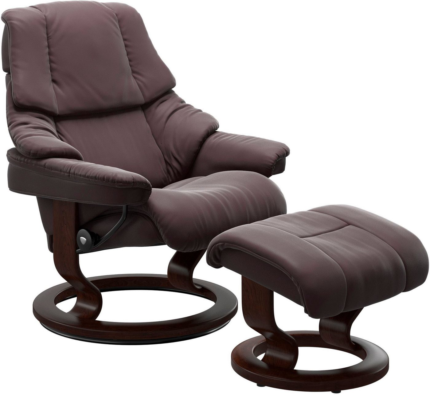 Stressless® Fußhocker Reno, mit Classic Base, Gestell Braun von Stressless®