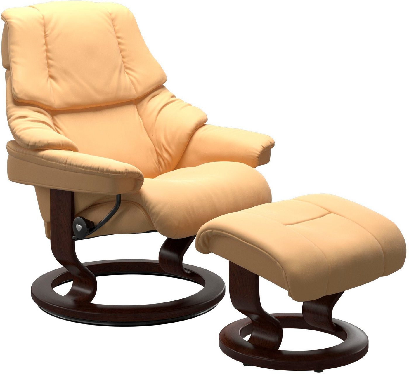 Stressless® Fußhocker Reno, mit Classic Base, Gestell Braun von Stressless®