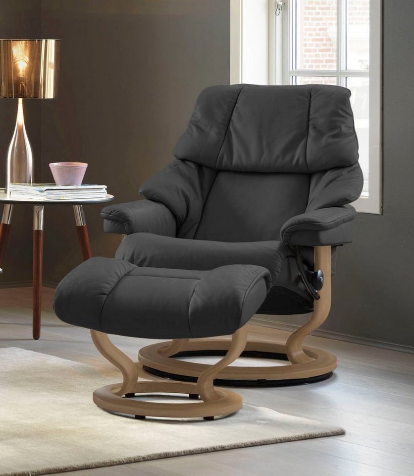 Stressless® Fußhocker Reno, mit Classic Base, Gestell Eiche von Stressless®