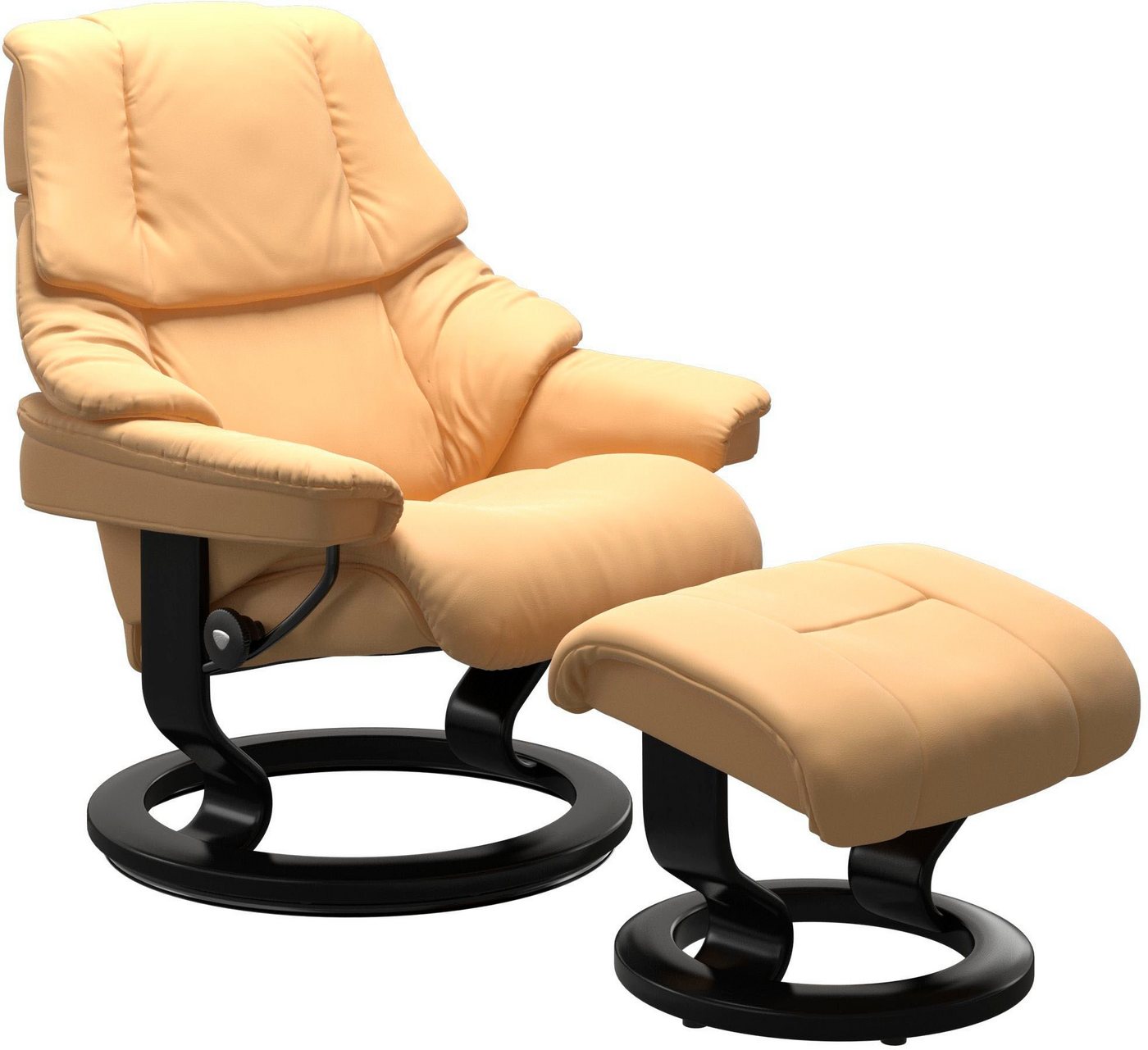 Stressless® Fußhocker Reno, mit Classic Base, Gestell Schwarz von Stressless®