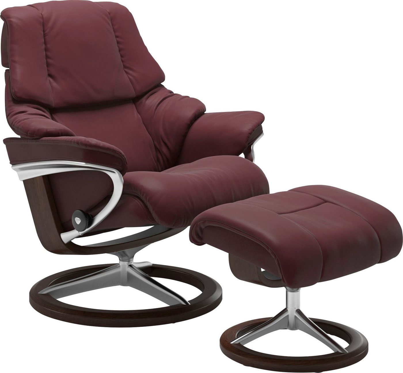 Stressless® Fußhocker Reno, mit Signature Base, Gestell Braun von Stressless®