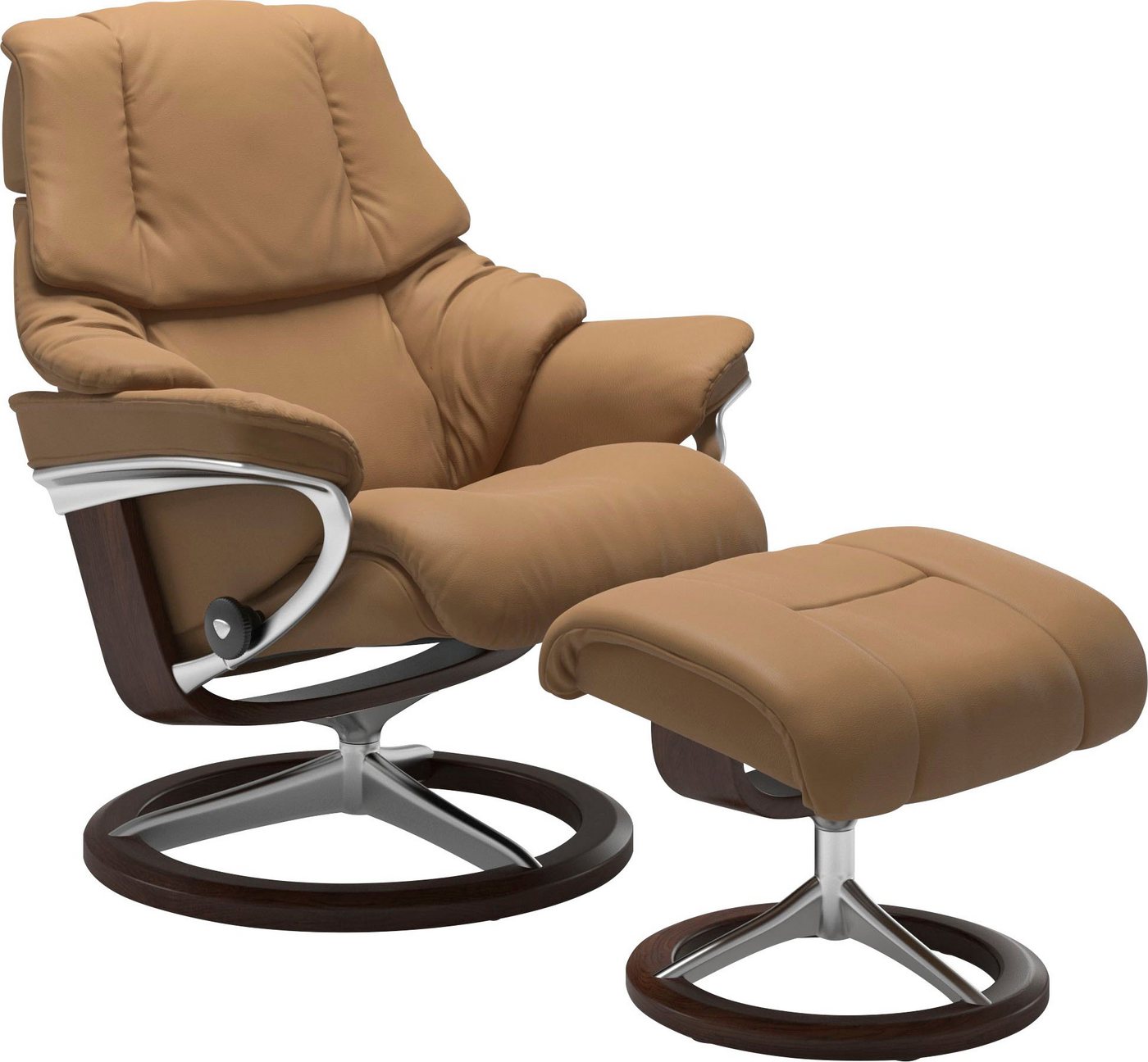 Stressless® Fußhocker Reno, mit Signature Base, Gestell Braun von Stressless®