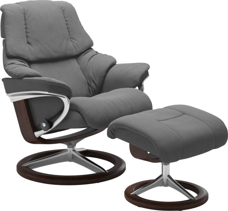 Stressless® Fußhocker Reno, mit Signature Base, Gestell Braun von Stressless®