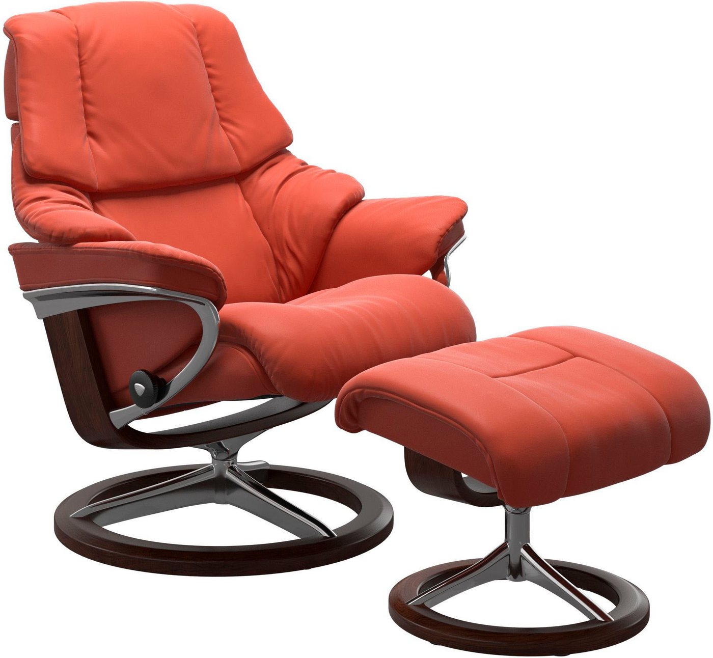 Stressless® Fußhocker Reno, mit Signature Base, Gestell Braun von Stressless®