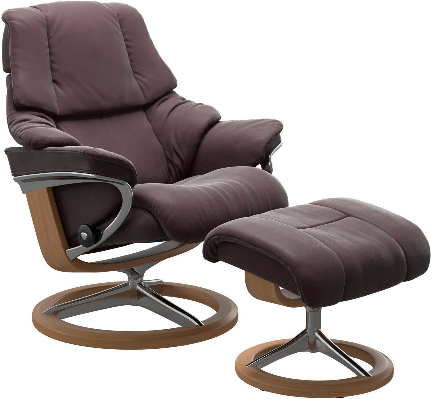 Stressless® Fußhocker Reno, mit Signature Base, Gestell Eiche von Stressless®