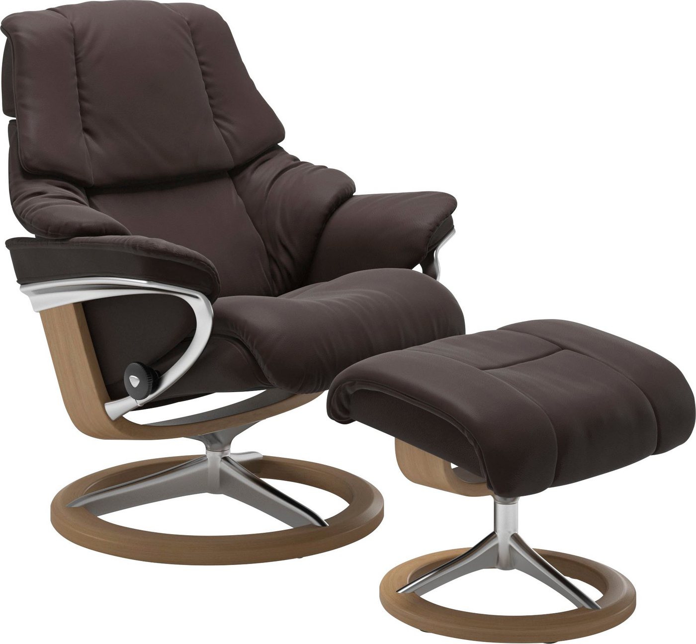 Stressless® Fußhocker Reno, mit Signature Base, Gestell Eiche von Stressless®