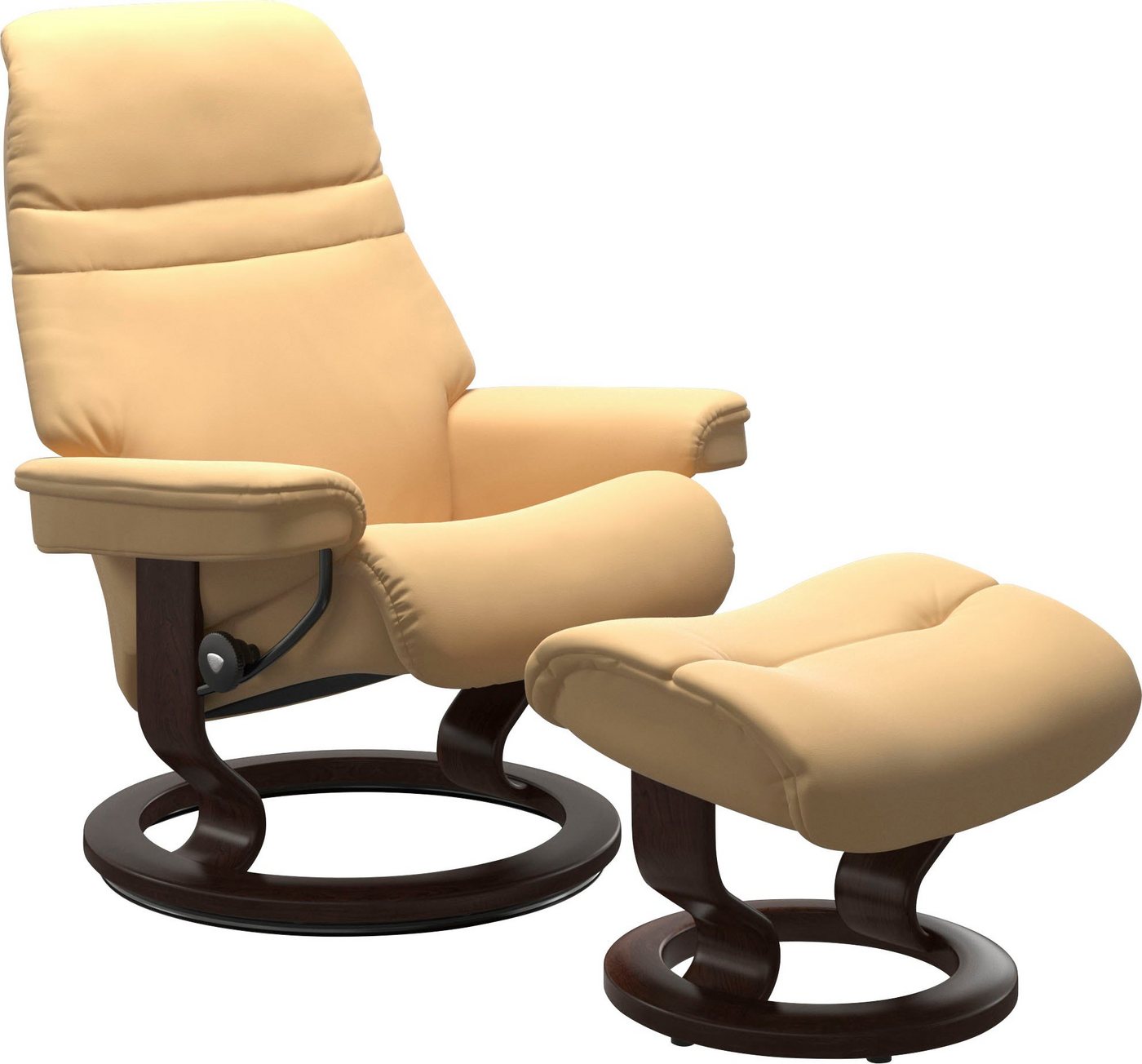 Stressless® Fußhocker Sunrise, mit Classic Base, Gestell Braun von Stressless®