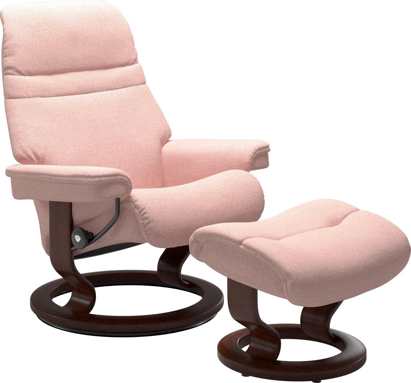 Stressless® Fußhocker Sunrise, mit Classic Base, Gestell Braun von Stressless®