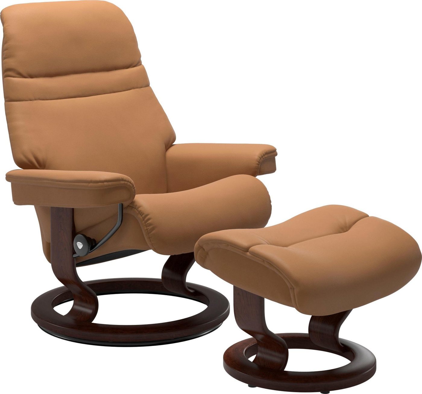 Stressless® Fußhocker Sunrise, mit Classic Base, Gestell Braun von Stressless®