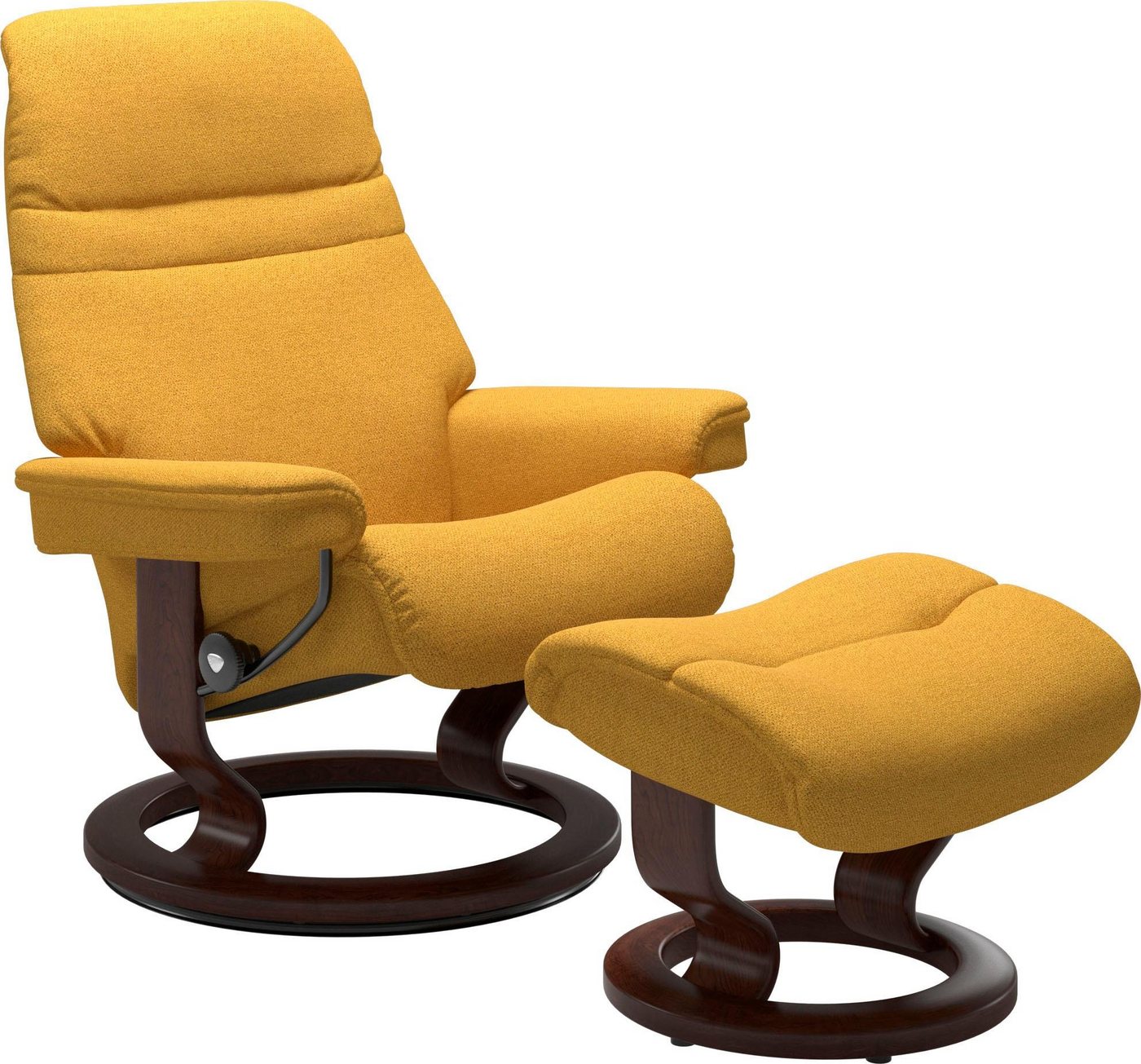 Stressless® Fußhocker Sunrise, mit Classic Base, Gestell Braun von Stressless®