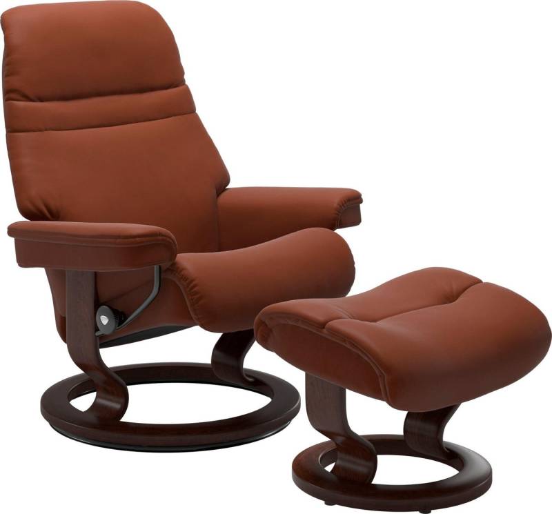 Stressless® Fußhocker Sunrise, mit Classic Base, Gestell Braun von Stressless®