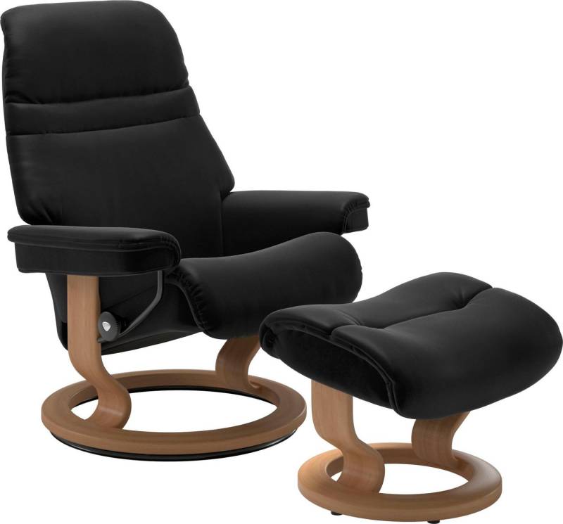 Stressless® Fußhocker Sunrise, mit Classic Base, Gestell Eiche von Stressless®