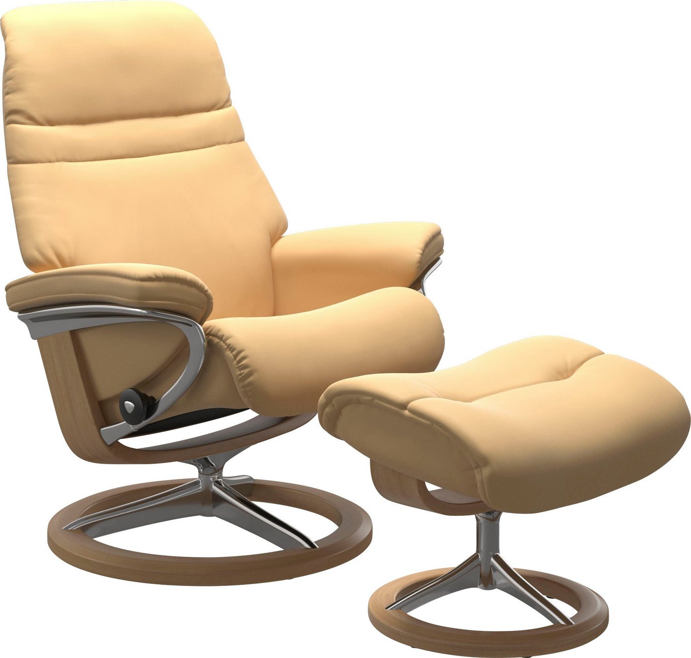 Stressless® Fußhocker Sunrise, mit Signature Base, Gestell Eiche von Stressless®