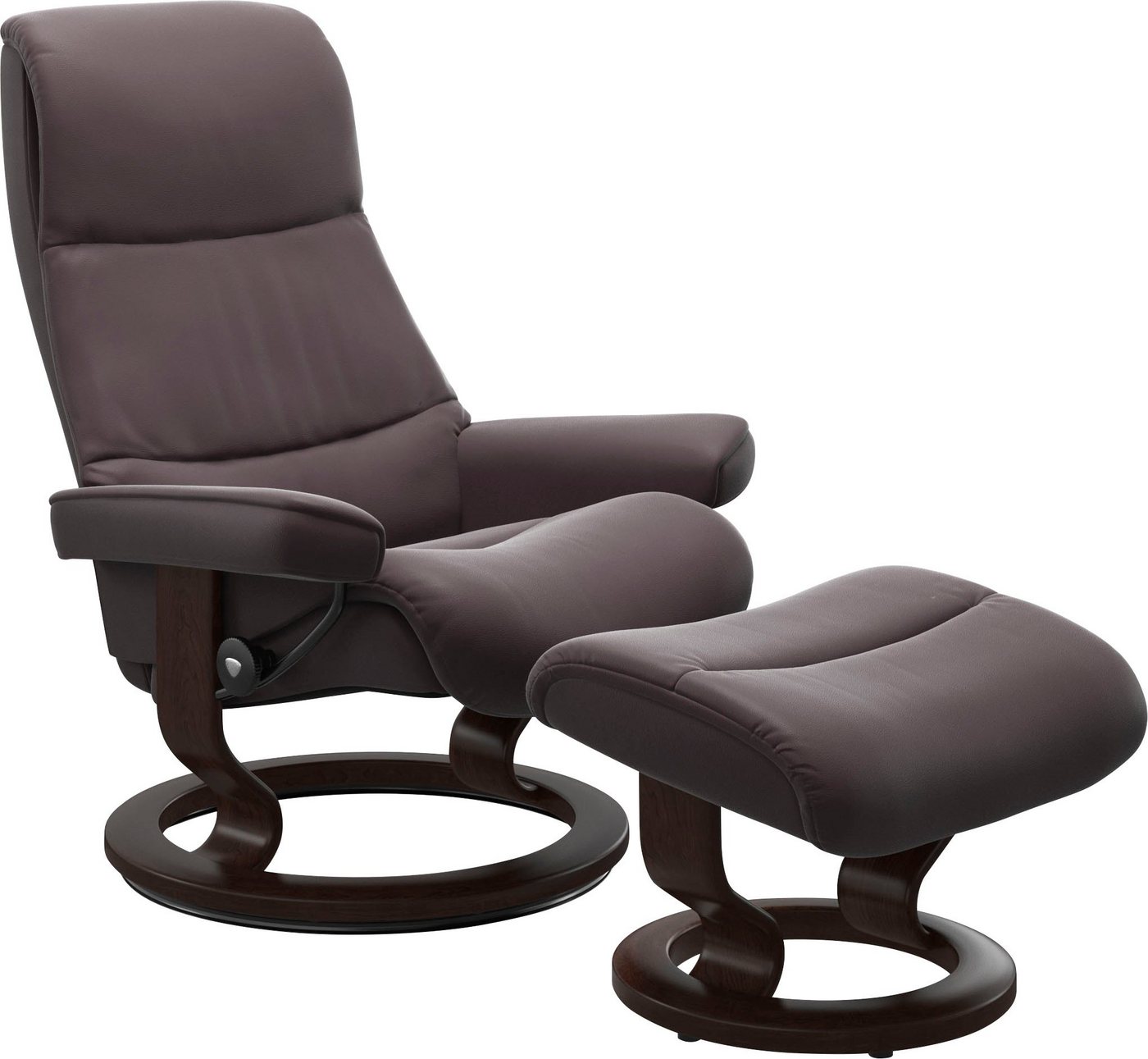 Stressless® Fußhocker View, mit Classic Base,Gestell Braun von Stressless®