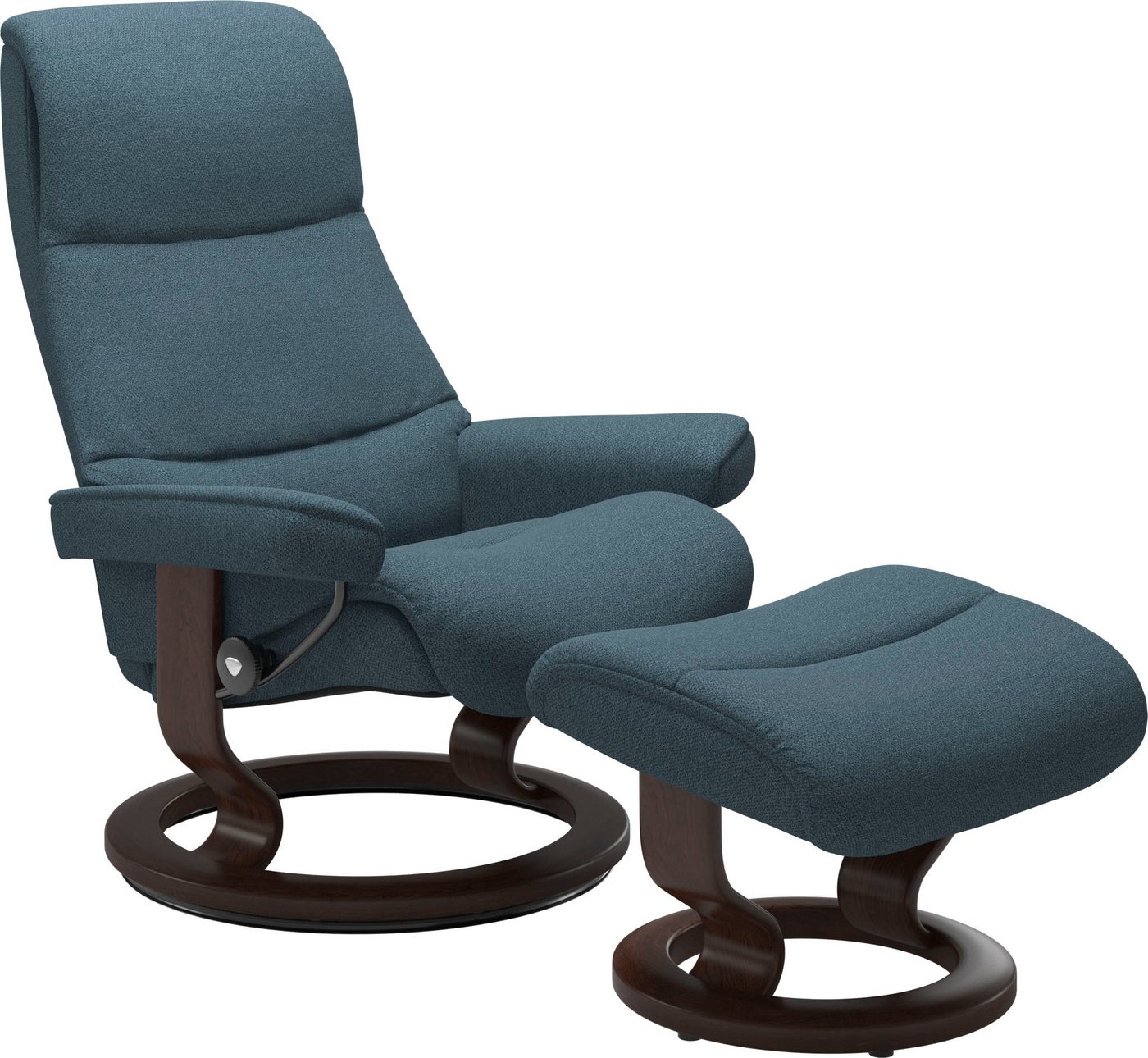 Stressless® Fußhocker View, mit Classic Base,Gestell Braun von Stressless®