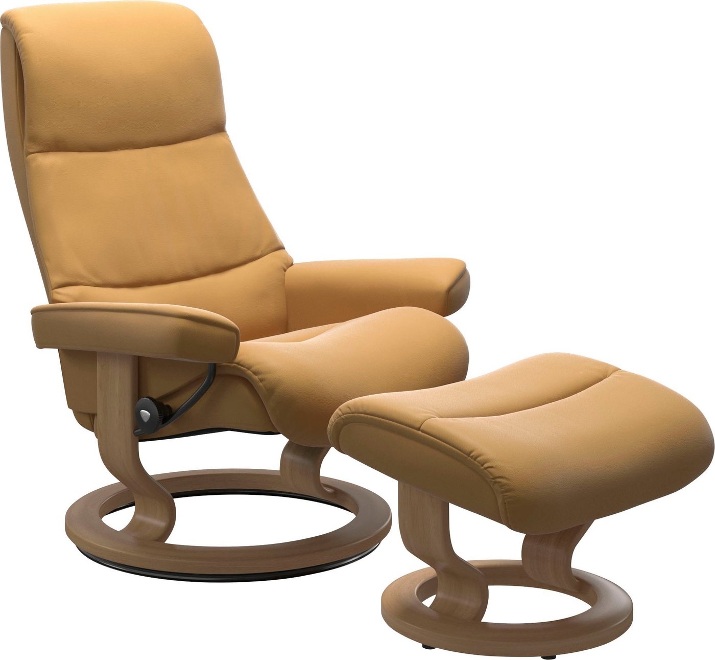 Stressless® Fußhocker View, mit Classic Base,Gestell Eiche von Stressless®