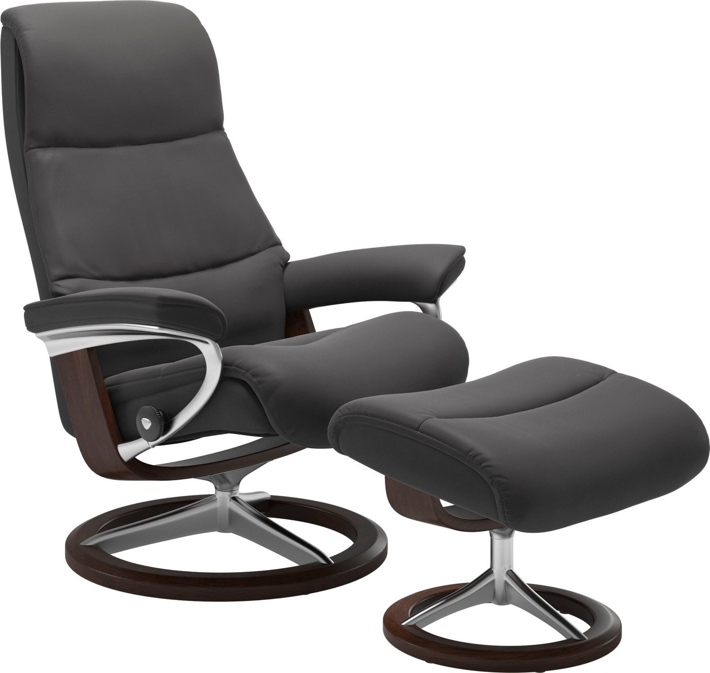 Stressless® Fußhocker View, mit Signature Base,Gestell Braun von Stressless®