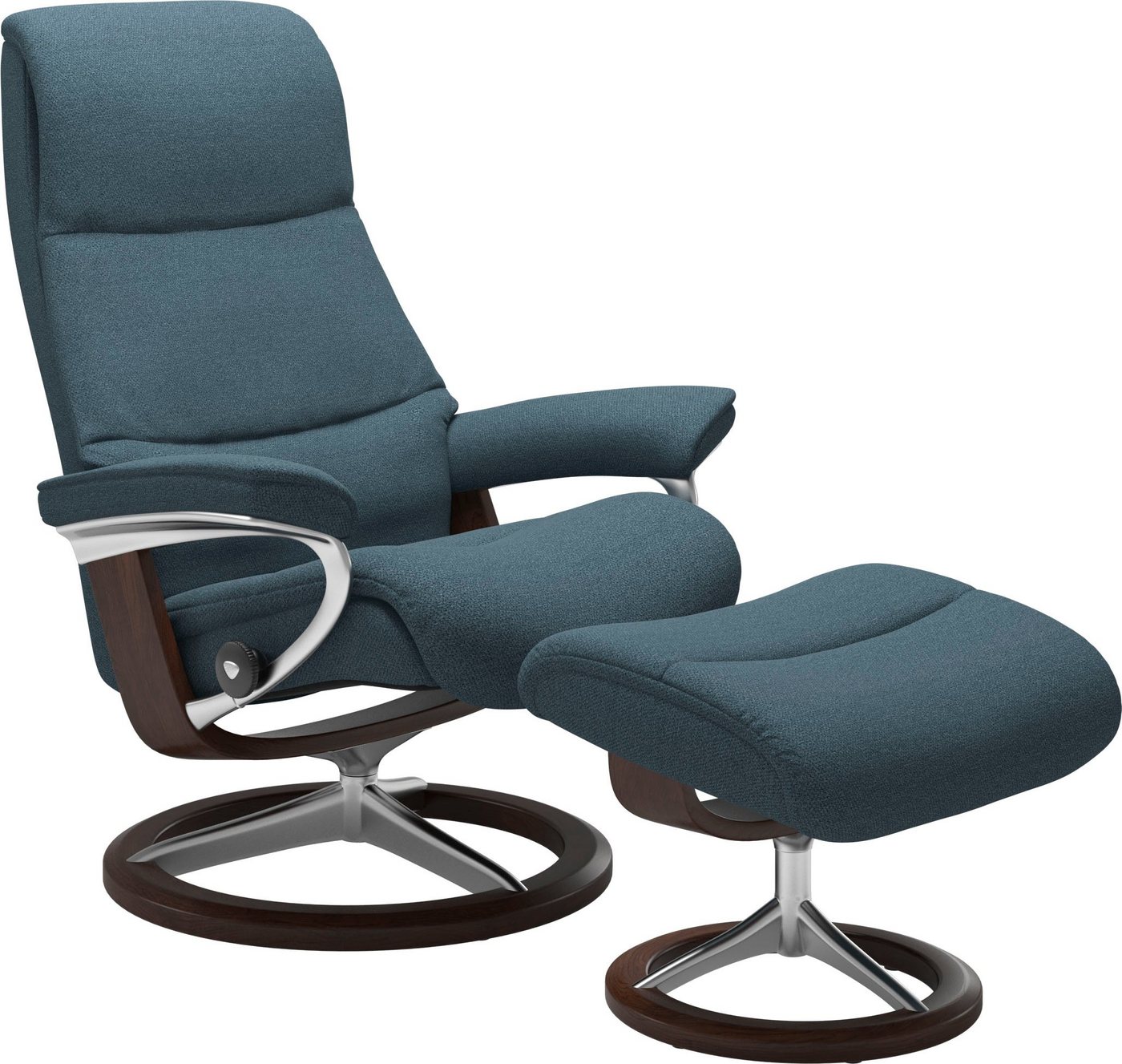 Stressless® Fußhocker View, mit Signature Base,Gestell Braun von Stressless®