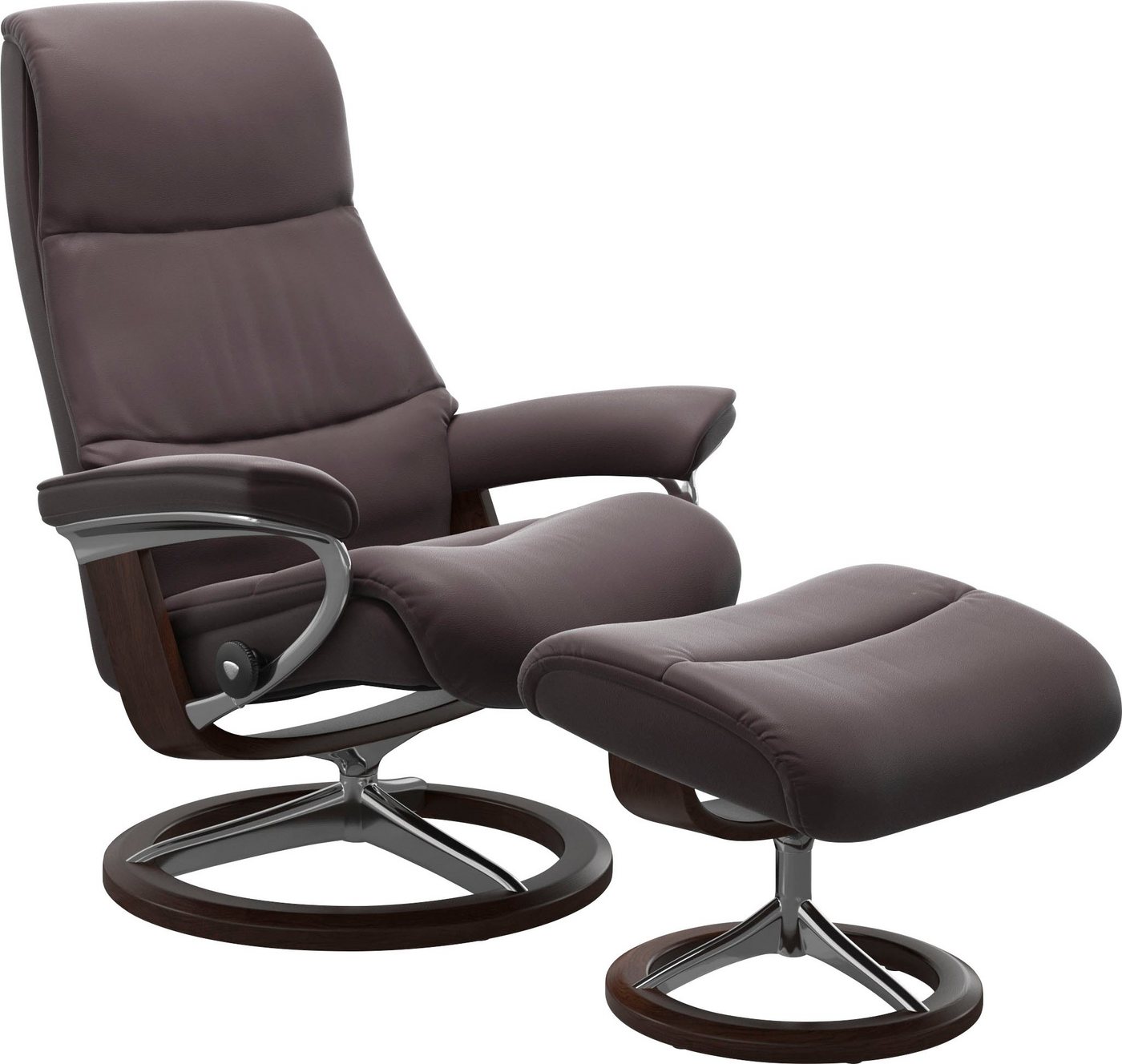 Stressless® Fußhocker View, mit Signature Base,Gestell Braun von Stressless®