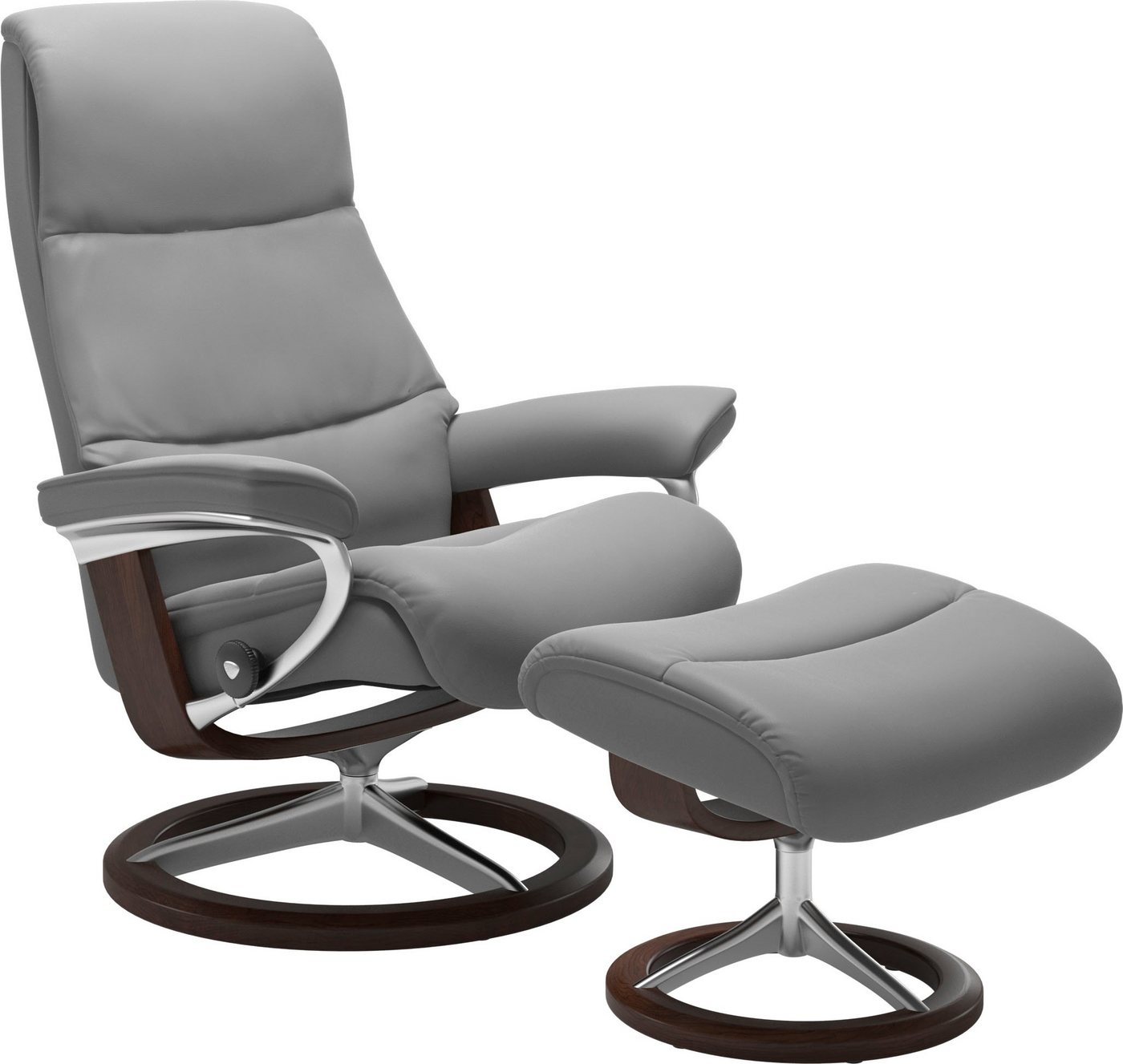 Stressless® Fußhocker View, mit Signature Base,Gestell Braun von Stressless®