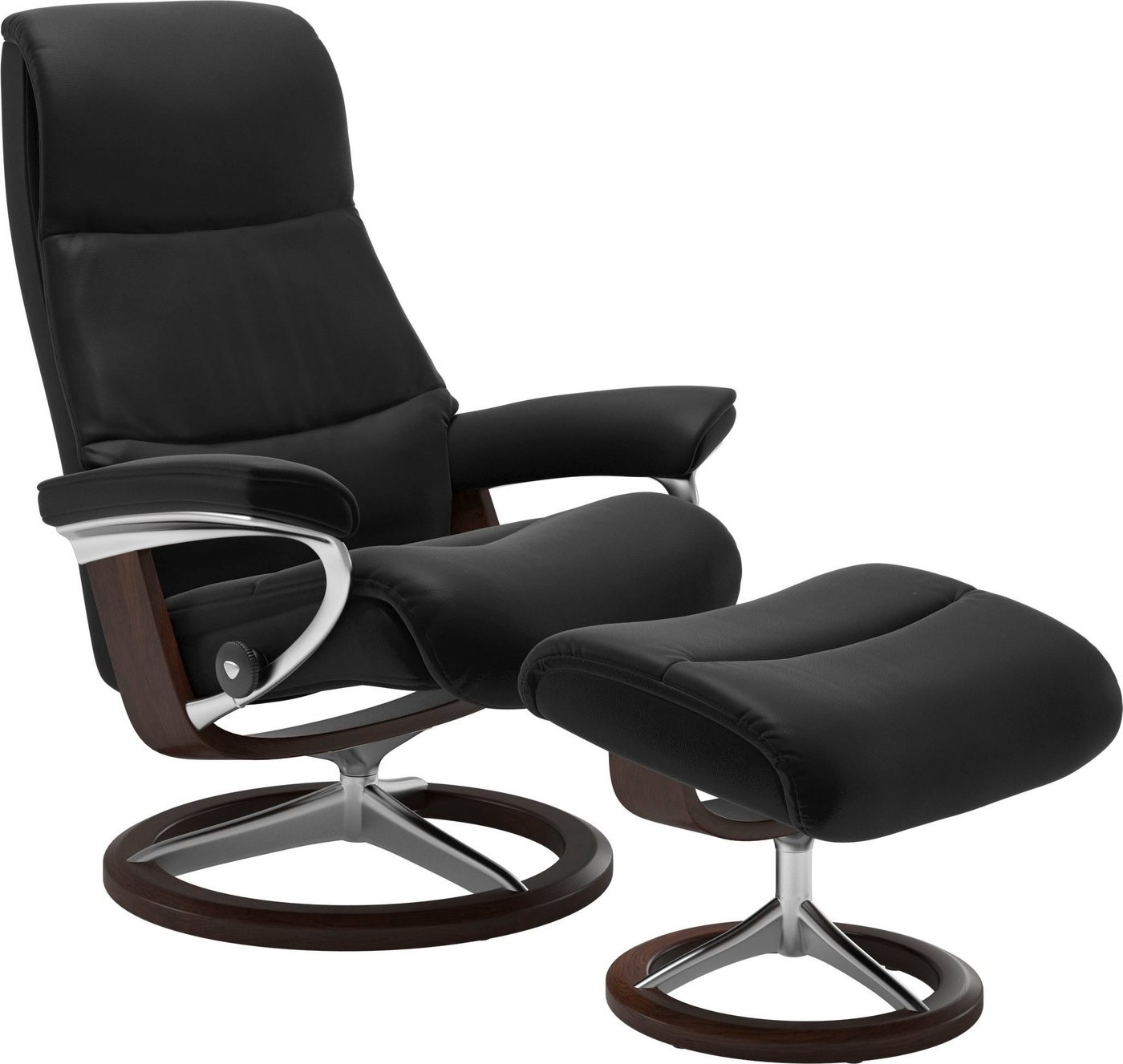 Stressless® Fußhocker View, mit Signature Base,Gestell Braun von Stressless®