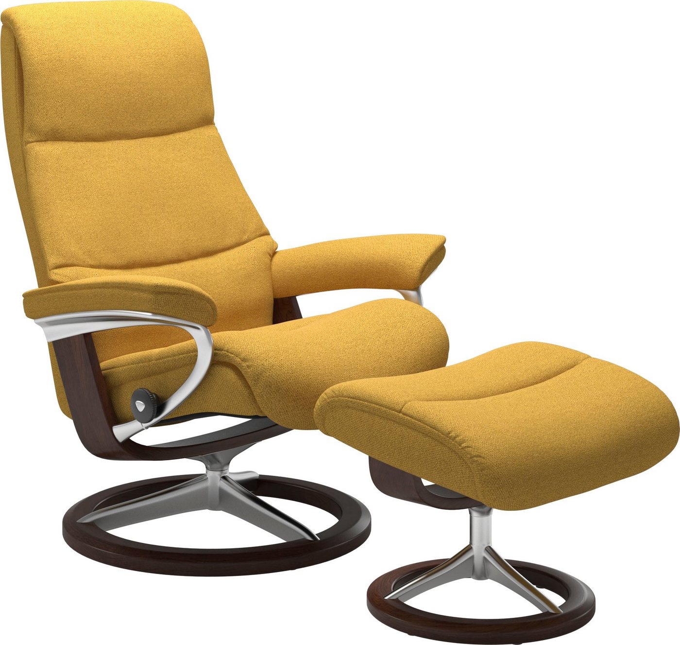 Stressless® Fußhocker View, mit Signature Base,Gestell Braun von Stressless®