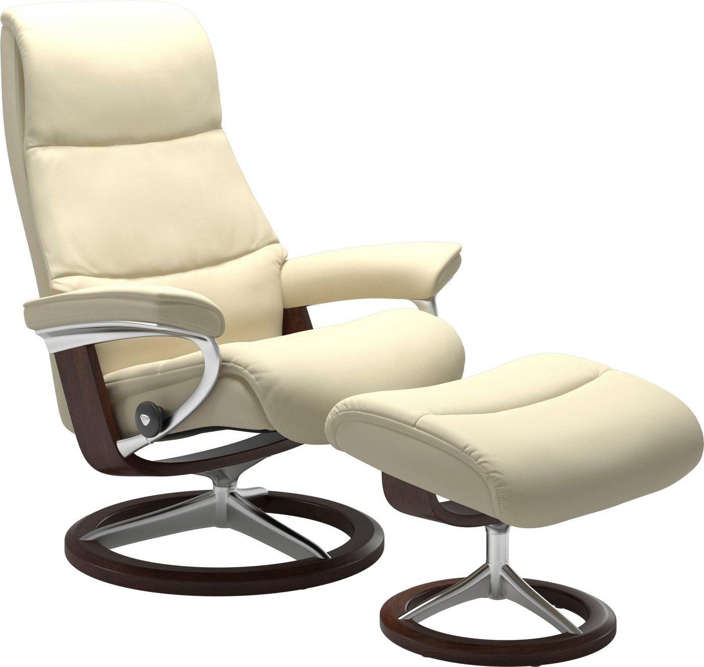 Stressless® Fußhocker View, mit Signature Base,Gestell Braun von Stressless®