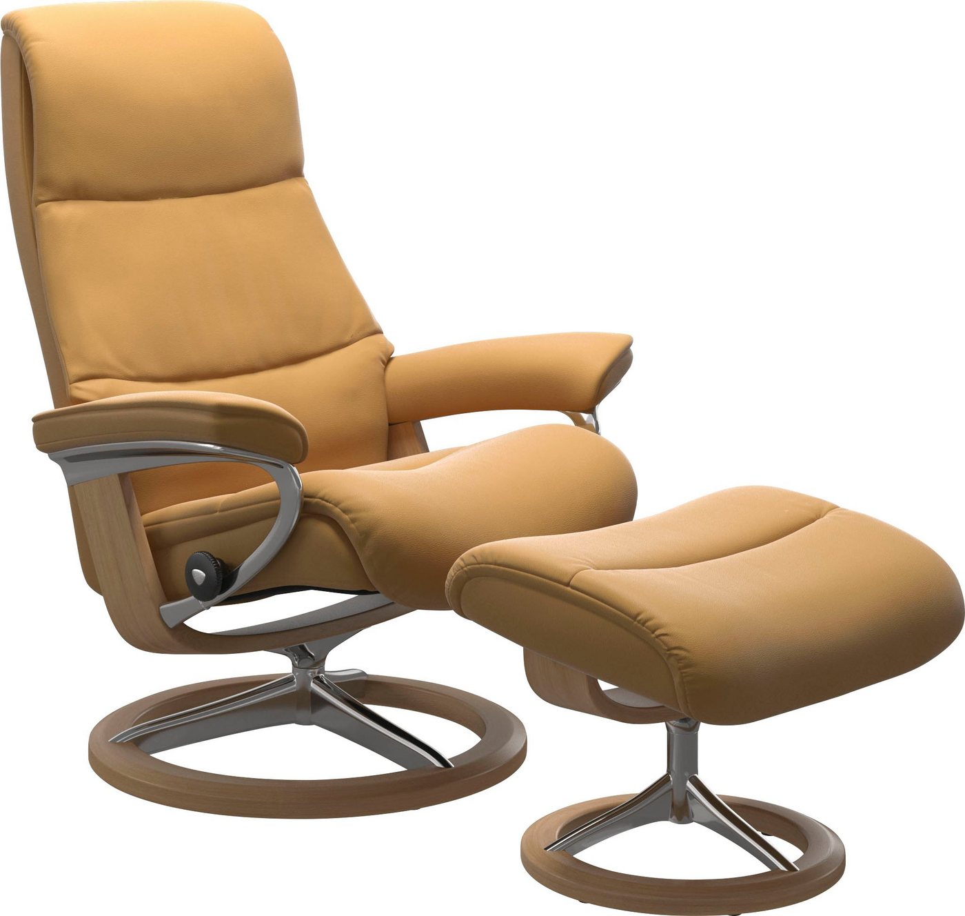 Stressless® Fußhocker View, mit Signature Base,Gestell Eiche von Stressless®