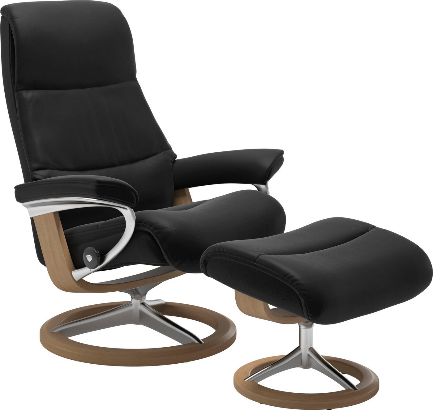 Stressless® Fußhocker View, mit Signature Base,Gestell Eiche von Stressless®