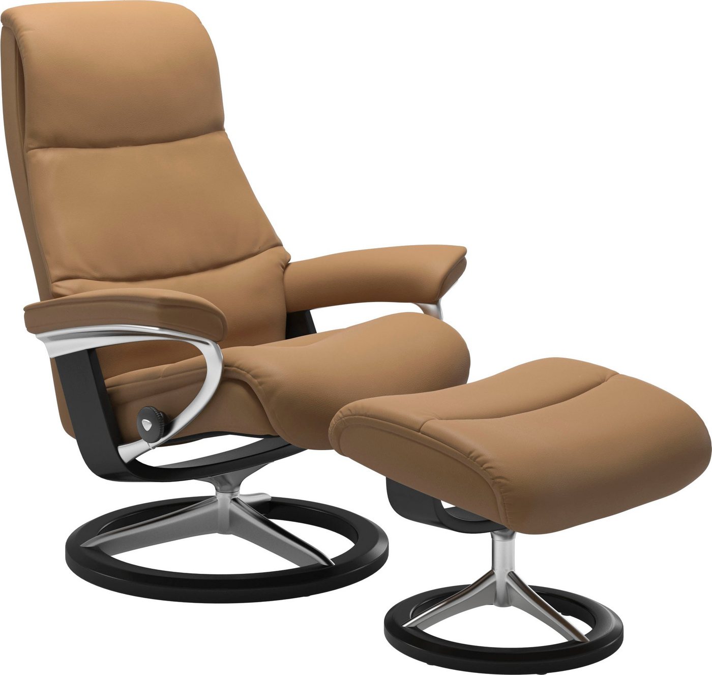 Stressless® Fußhocker View, mit Signature Base,Gestell Schwarz von Stressless®