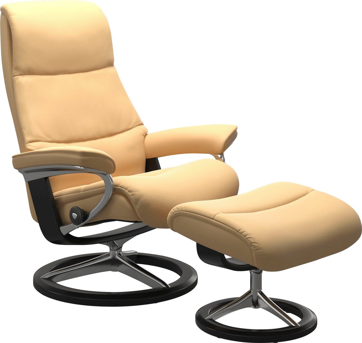 Stressless® Fußhocker View, mit Signature Base,Gestell Schwarz von Stressless®