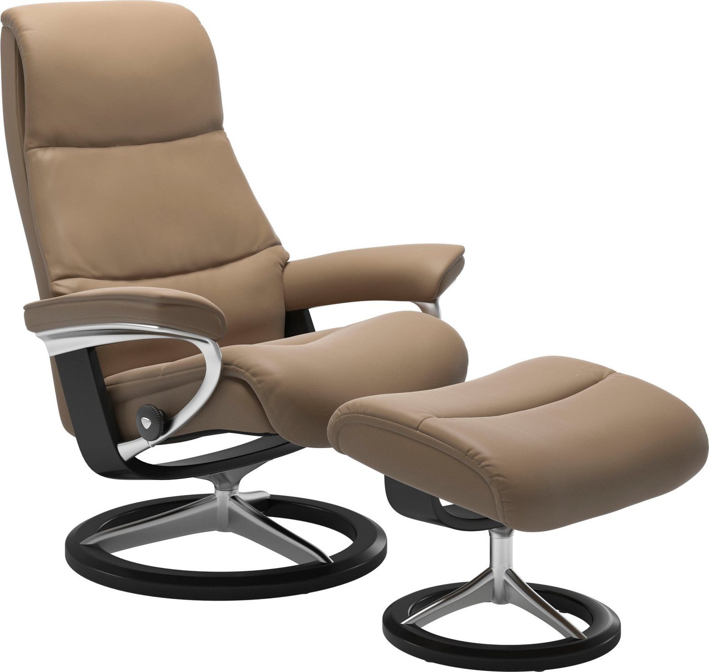 Stressless® Fußhocker View, mit Signature Base,Gestell Schwarz von Stressless®