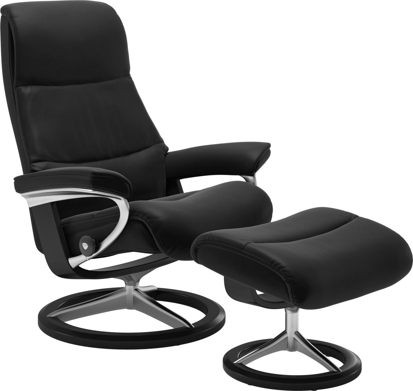 Stressless® Fußhocker View, mit Signature Base,Gestell Schwarz von Stressless®