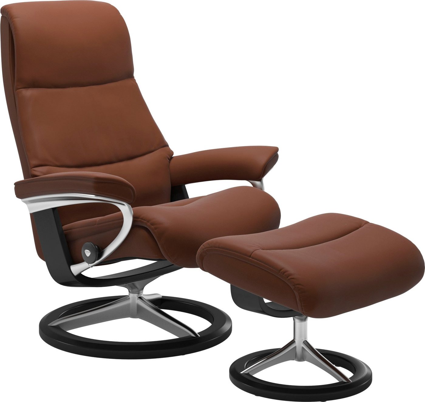 Stressless® Fußhocker View, mit Signature Base,Gestell Schwarz von Stressless®