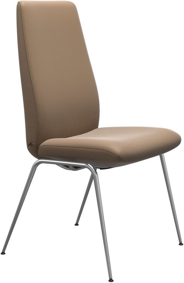 Stressless® Polsterstuhl Laurel, High Back, Größe L, mit Beinen aus Stahl in Chrom glänzend von Stressless®