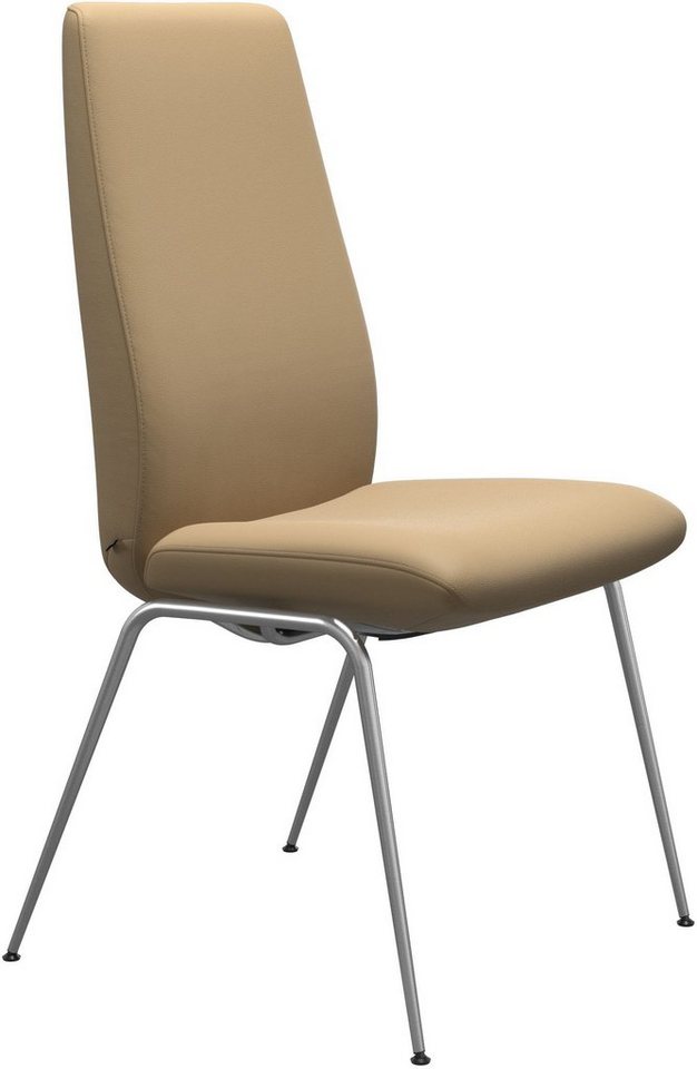 Stressless® Polsterstuhl Laurel, High Back, Größe L, mit Beinen aus Stahl in Chrom glänzend von Stressless®