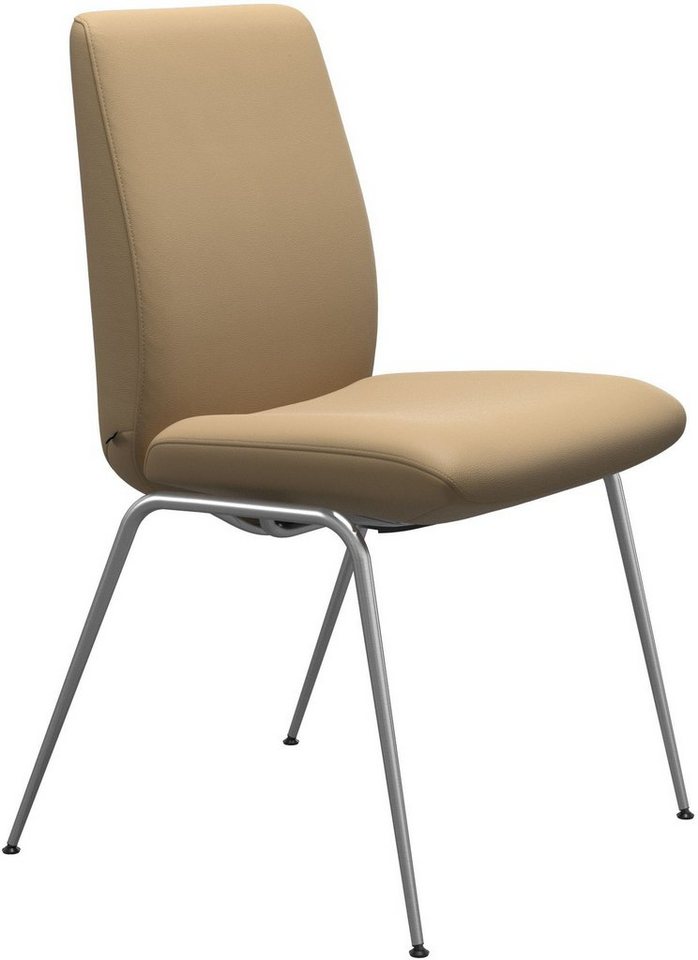 Stressless® Polsterstuhl Laurel, Low Back, Größe L, mit Beinen aus Stahl in Chrom glänzend von Stressless®