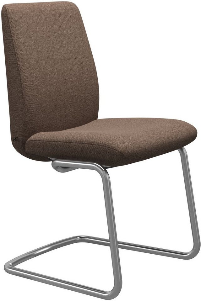 Stressless® Polsterstuhl Laurel, Low Back, Größe L, mit Beinen aus Stahl in Schwarz matt von Stressless®