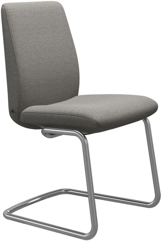 Stressless® Polsterstuhl Laurel, Low Back, Größe L, mit Beinen aus Stahl in Schwarz matt von Stressless®