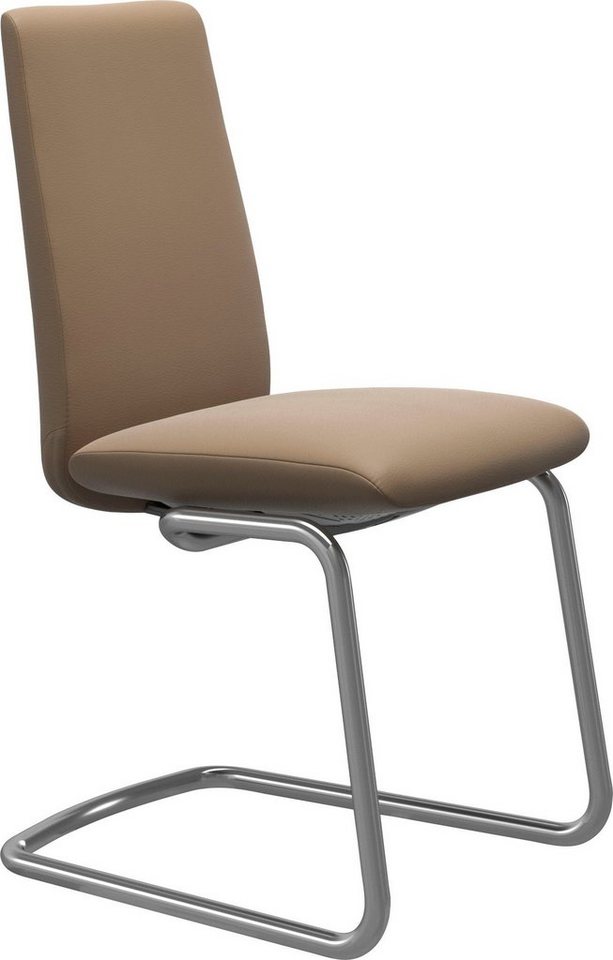 Stressless® Polsterstuhl Laurel, Low Back, Größe M, mit Beinen aus Stahl in Chrom glänzend von Stressless®