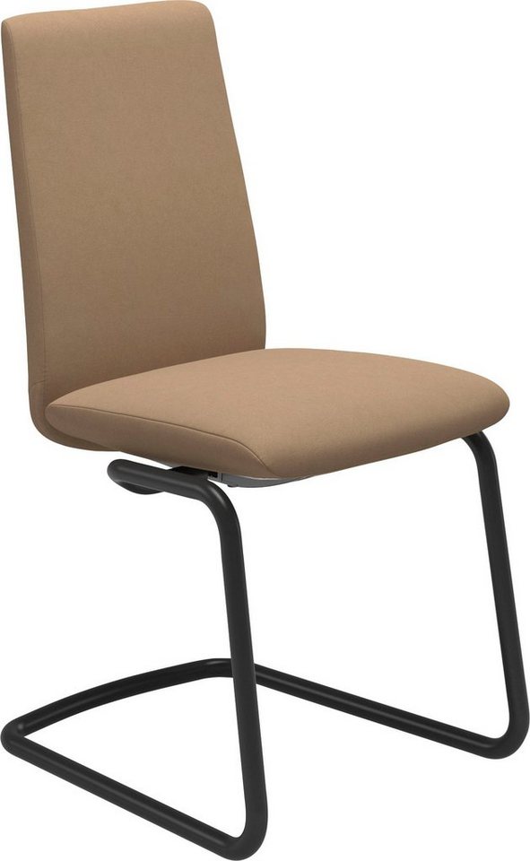 Stressless® Polsterstuhl Laurel, Low Back, Größe M, mit Beinen aus Stahl in Schwarz matt von Stressless®