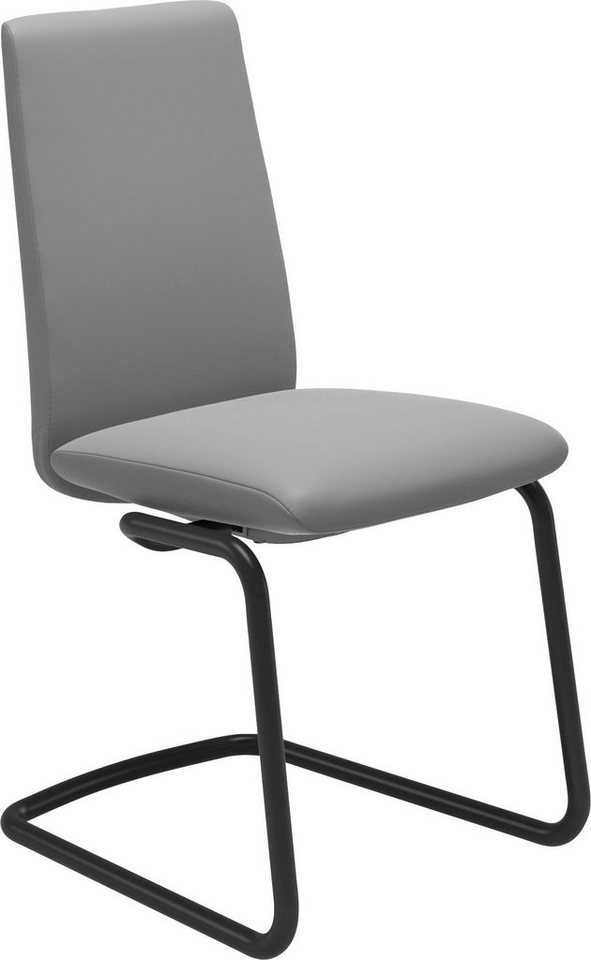 Stressless® Polsterstuhl Laurel, Low Back, Größe M, mit Beinen aus Stahl in Schwarz matt von Stressless®
