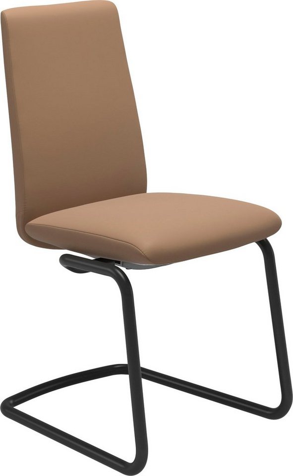 Stressless® Polsterstuhl Laurel, Low Back, Größe M, mit Beinen aus Stahl in Schwarz matt von Stressless®