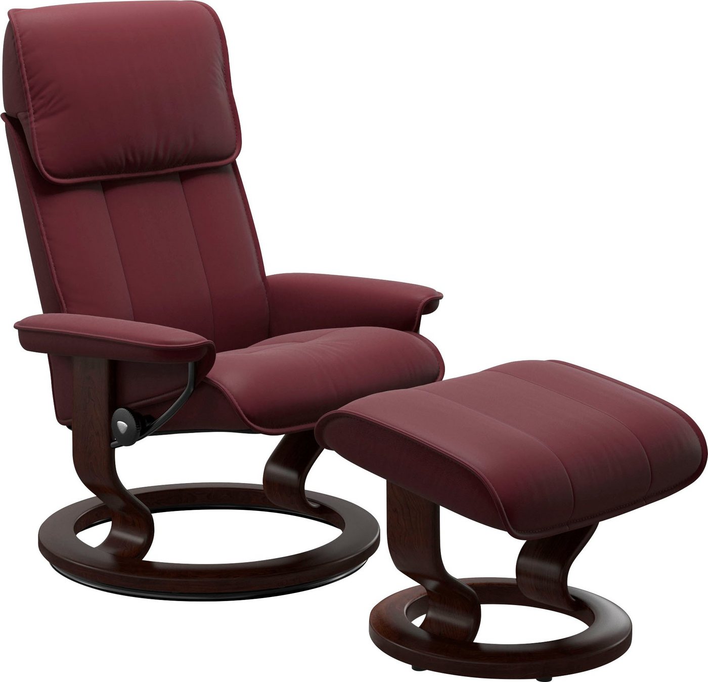 Stressless® Relaxsessel Admiral, mit Classic Base, Größe M & L, Gestell Braun von Stressless®