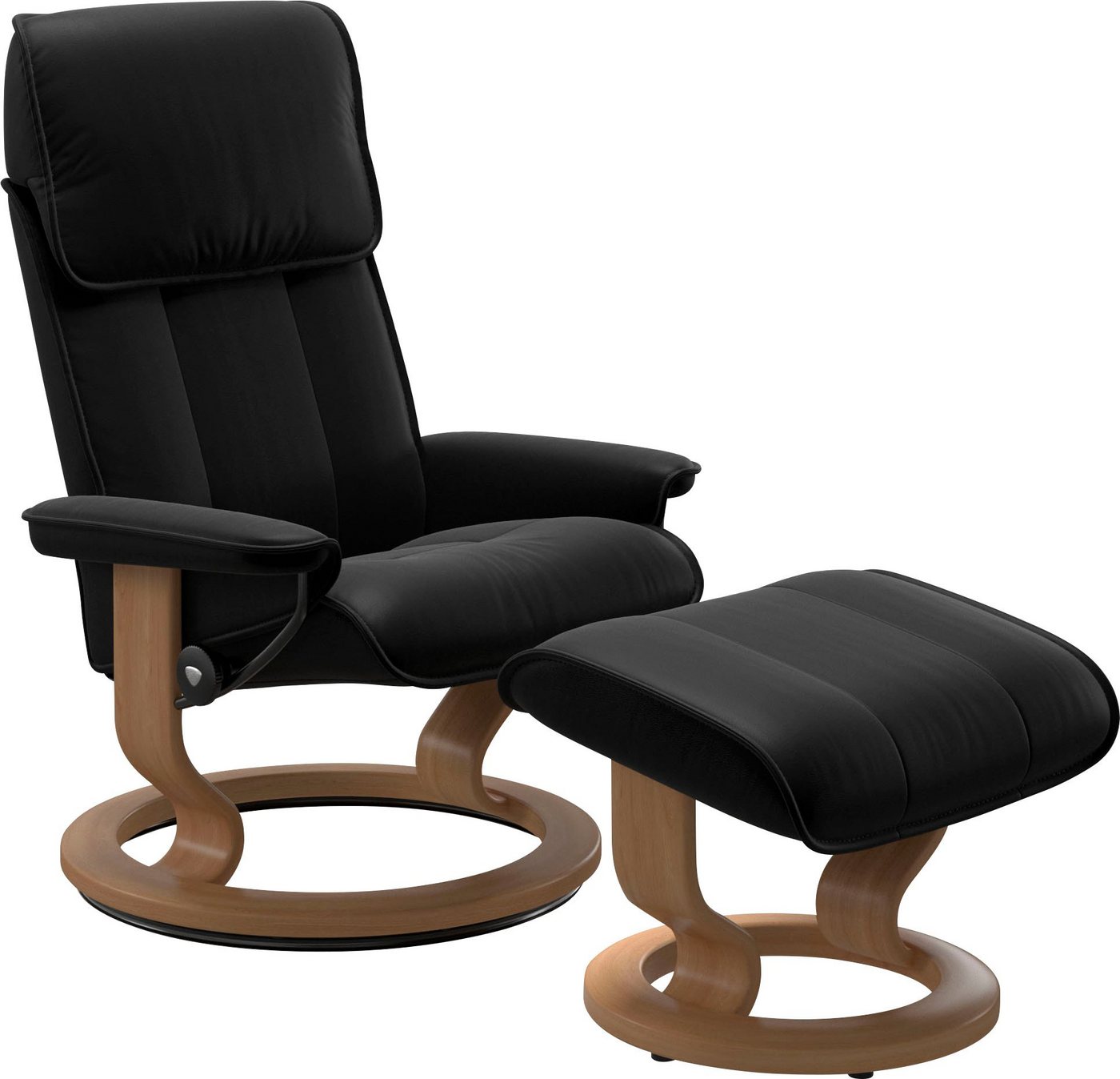 Stressless® Relaxsessel Admiral, mit Classic Base, Größe M & L, Gestell Eiche von Stressless®