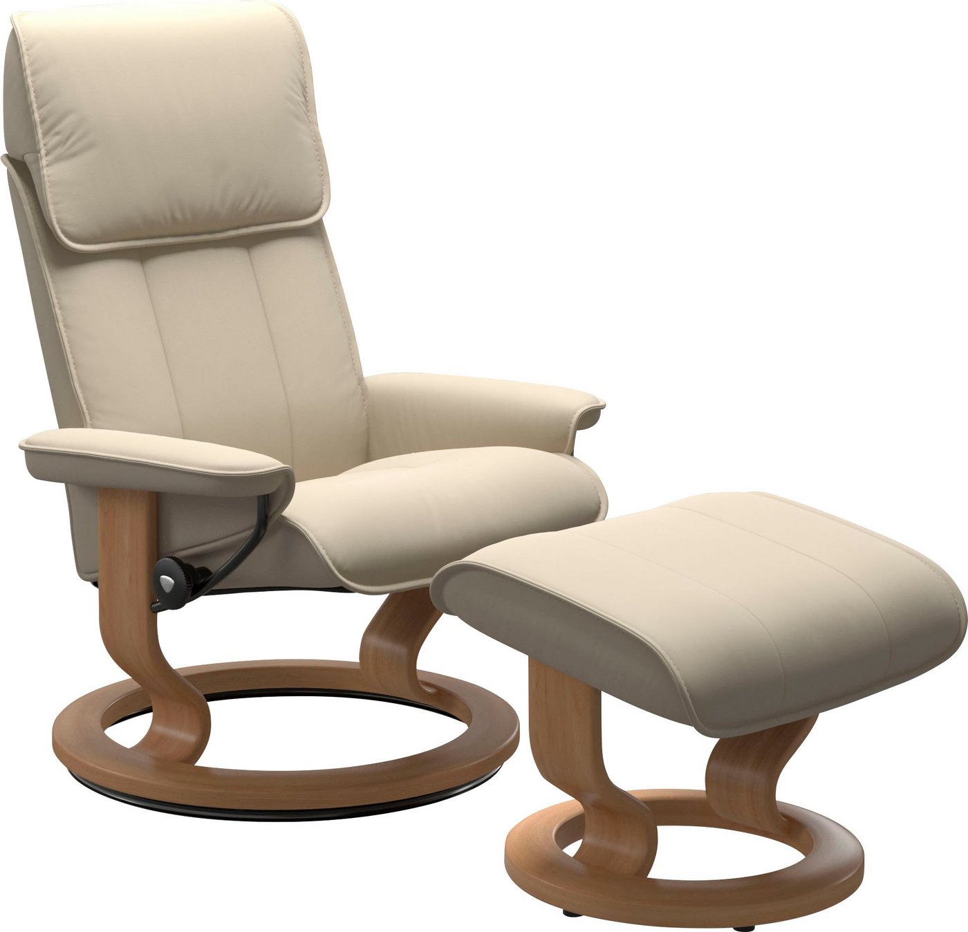 Stressless® Relaxsessel Admiral, mit Classic Base, Größe M & L, Gestell Eiche von Stressless®